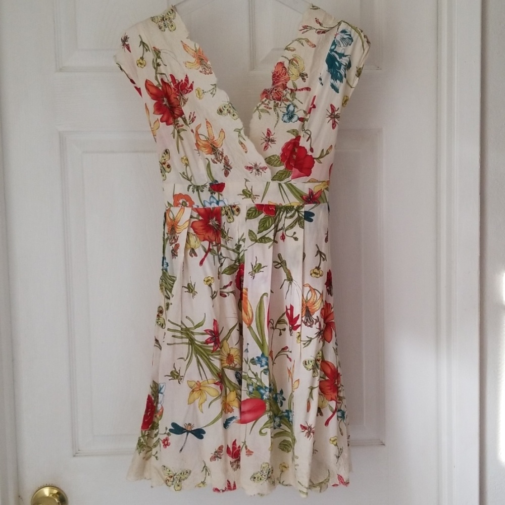 Beautiful Floral Print Dress